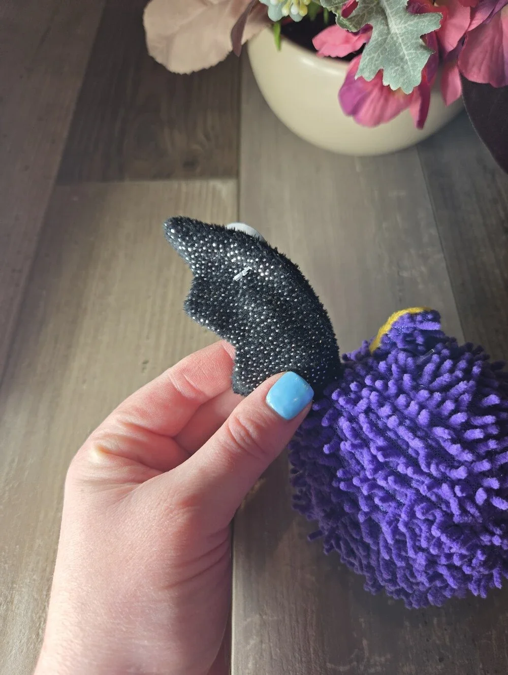 NWT Halloween Purple Bat Dog Toy – Squeaky Plush